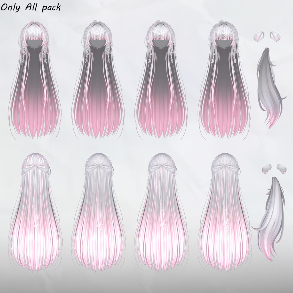 ♥ Classic Long ♥_Hair mask gradation&highlights