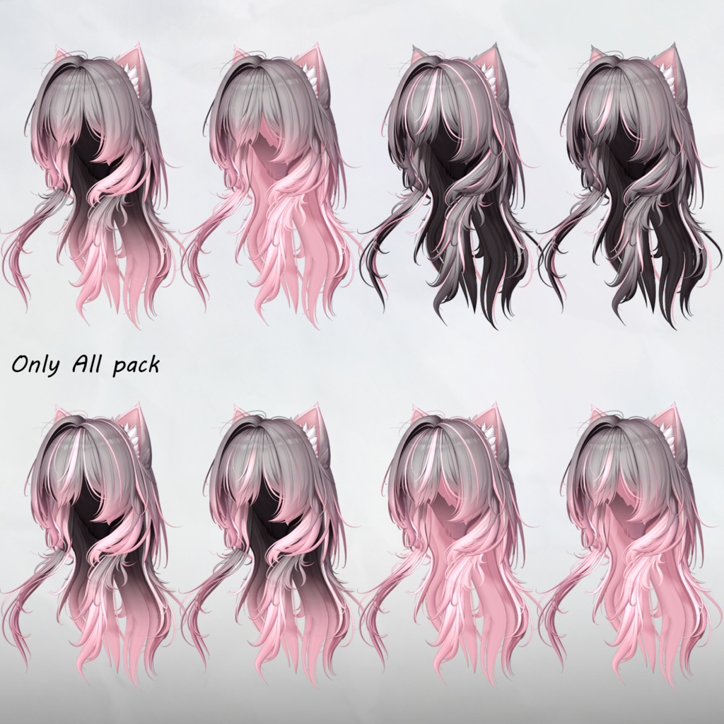 𝐋𝐕.𝟏𝟎+ Denim_Hair 🐾_Hair mask gradation&highlights