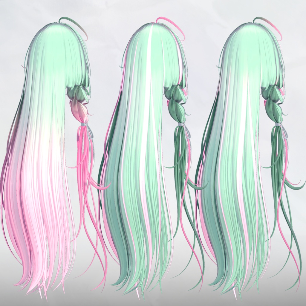 ♥ Antique Braid ♥_Hair mask gradation&highlights