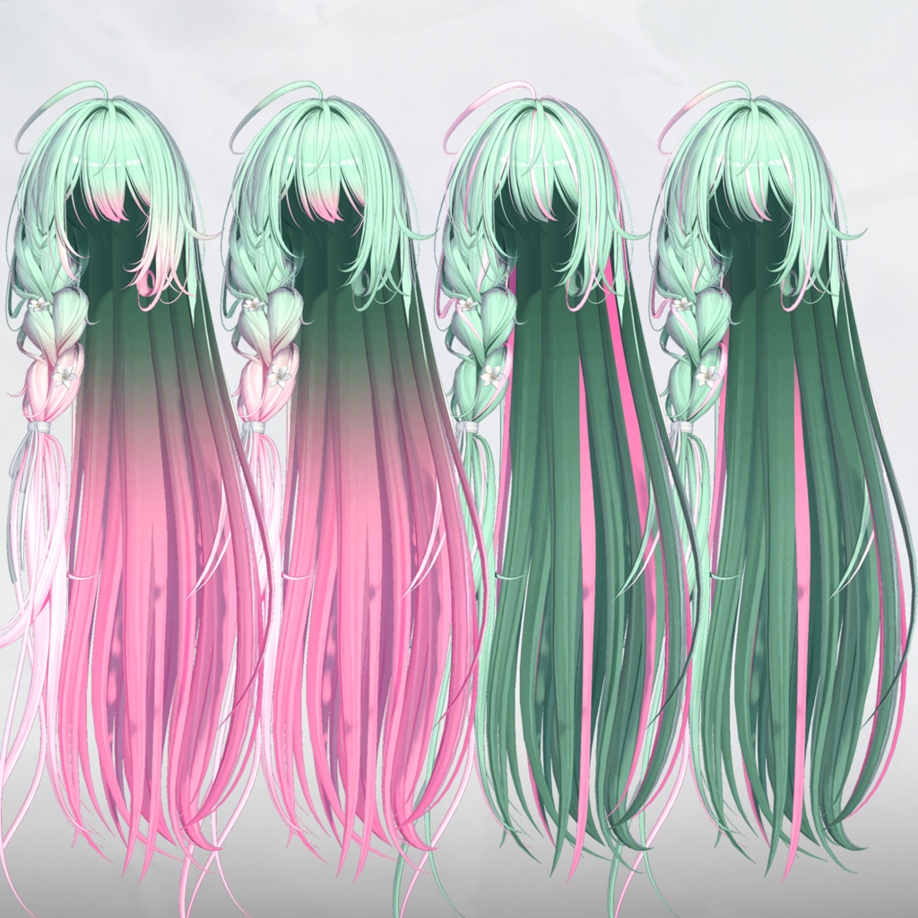♥ Antique Braid ♥_Hair mask gradation&highlights