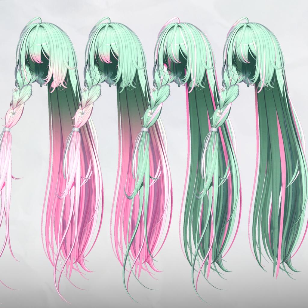 ♥ Antique Braid ♥_Hair mask gradation&highlights