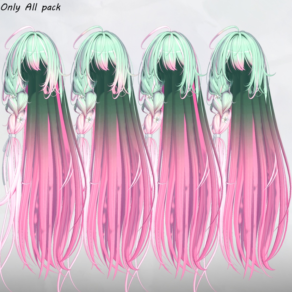 ♥ Antique Braid ♥_Hair mask gradation&highlights