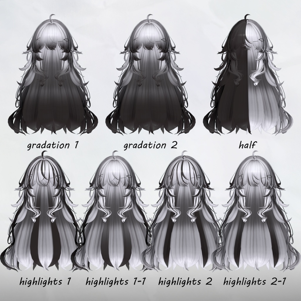 Lucelia Pony_Hair mask gradation&highlights
