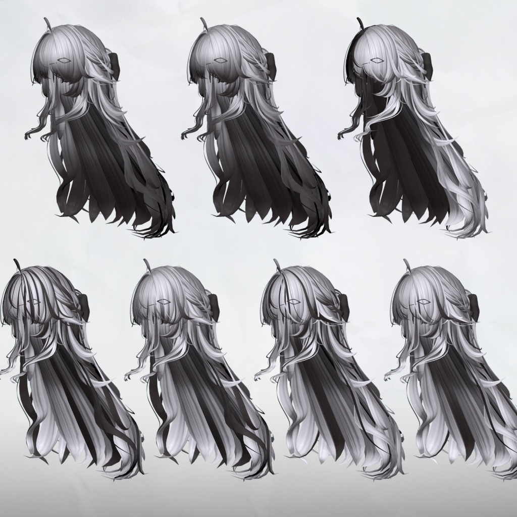 Lucelia Pony_Hair mask gradation&highlights