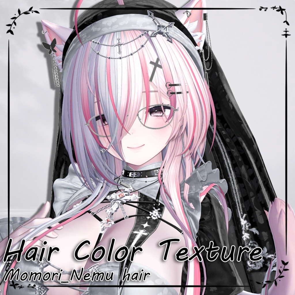 ✦｡🐈‍⬛Nemu_Hair💕｡✦_Hair mask half&highlights
