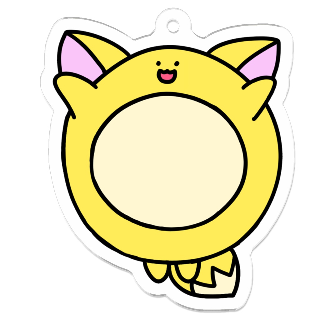 きつねぼーるアクリルキーホルダー