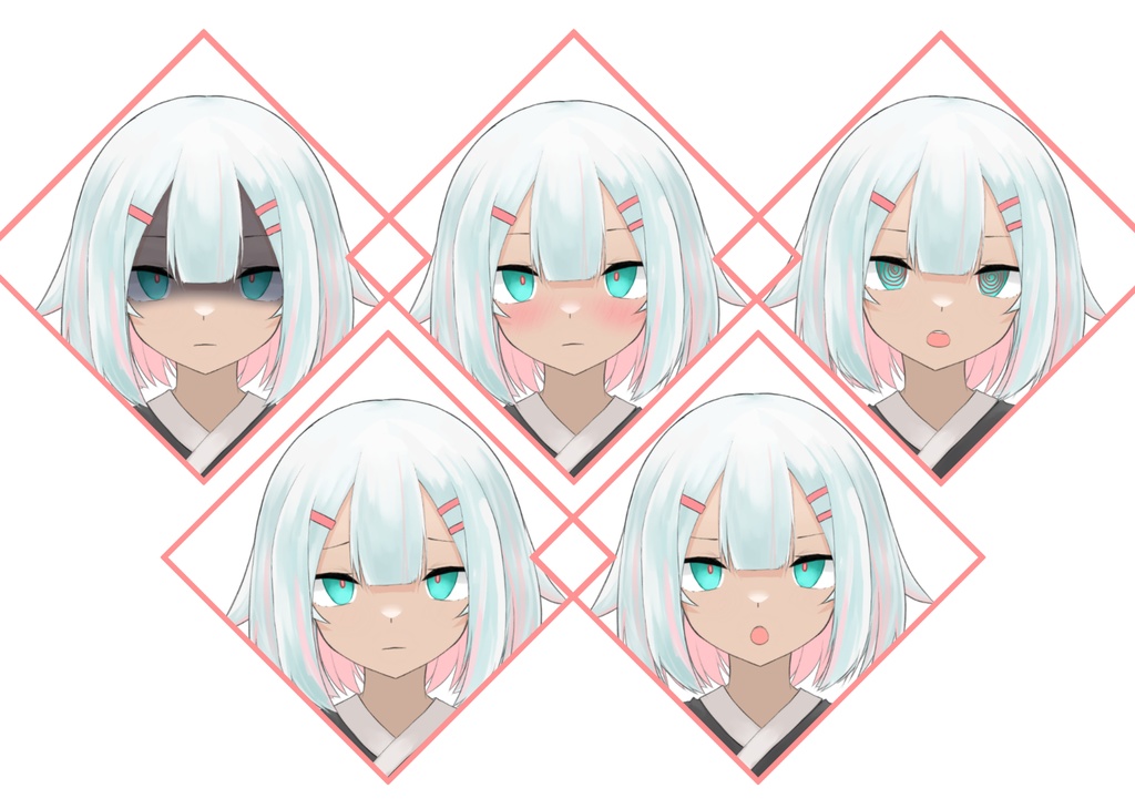 【VTS向け】突入ちゃん【FPSゲーム連動汎用モデル】