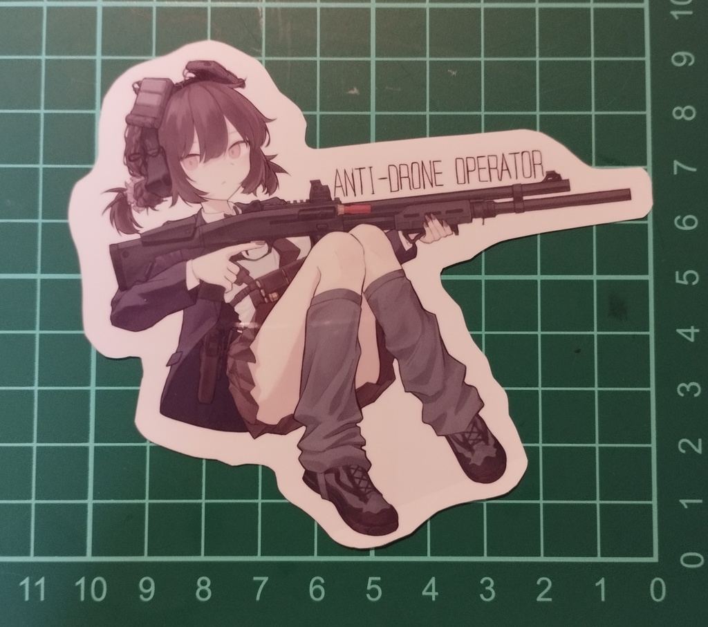 ショットガンちゃんステッカー