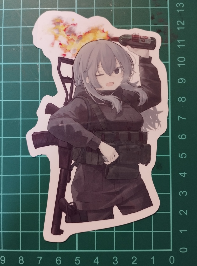 放火魔ちゃんステッカー『5月1日から販売開始』