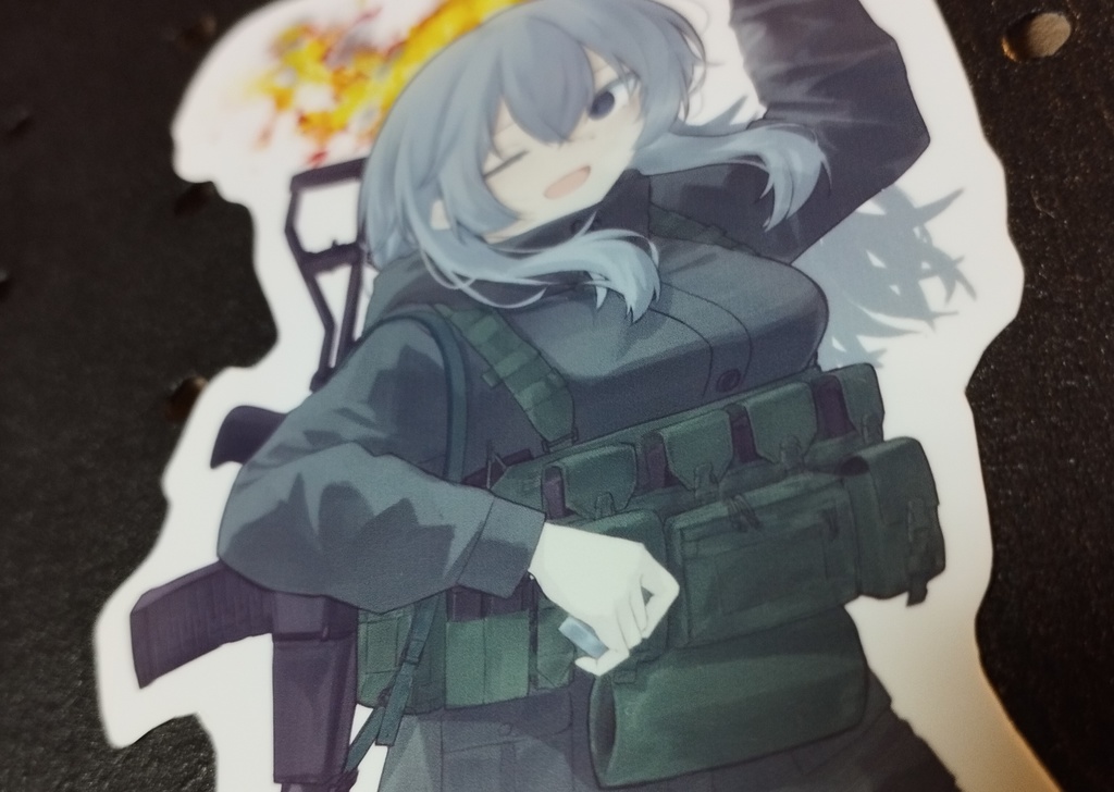 放火魔ちゃんステッカー