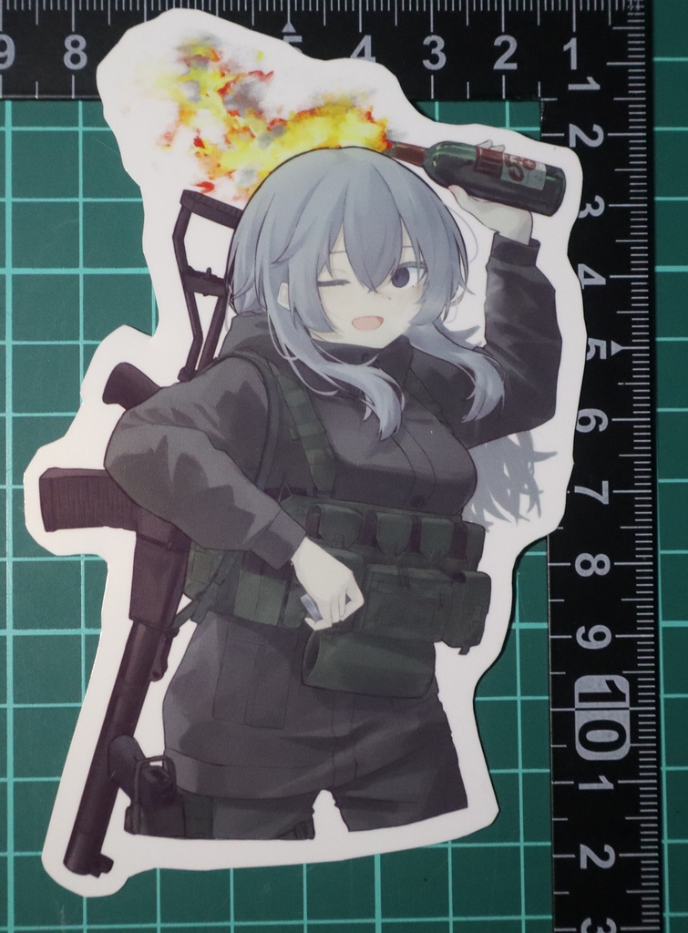 放火魔ちゃんステッカー