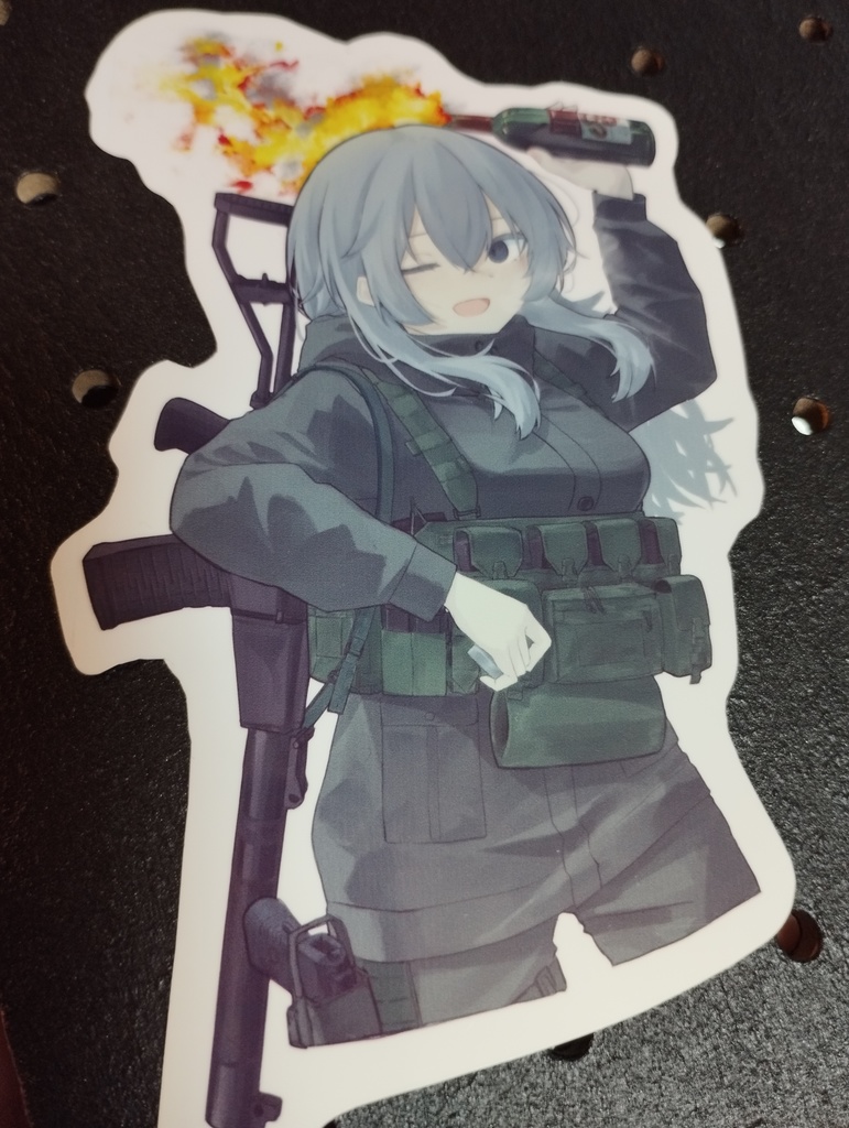 放火魔ちゃんステッカー