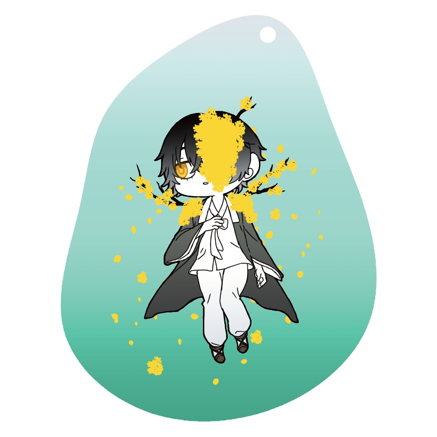 水面アクリルキーホルダー（イサン）