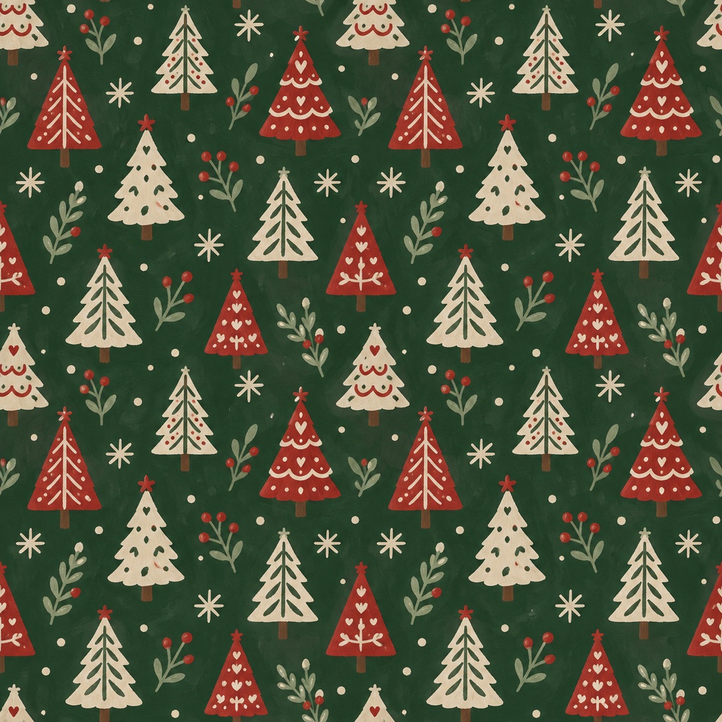クリスマス・デジタルペーパー12枚セット|シームレス背景素材・3000px PNG・商用利用可 Christmas Digital Paper 12-Pack | Seamless Patterns, 3000px PNG, Commercial Use