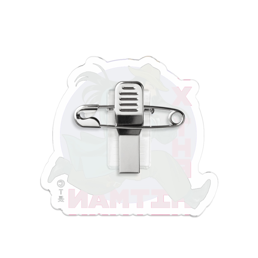 アクリルバッジ(殺し屋X)