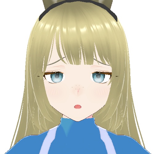 【VRoid】オリジナル3Dモデル「Mia」【うさぎメイド】