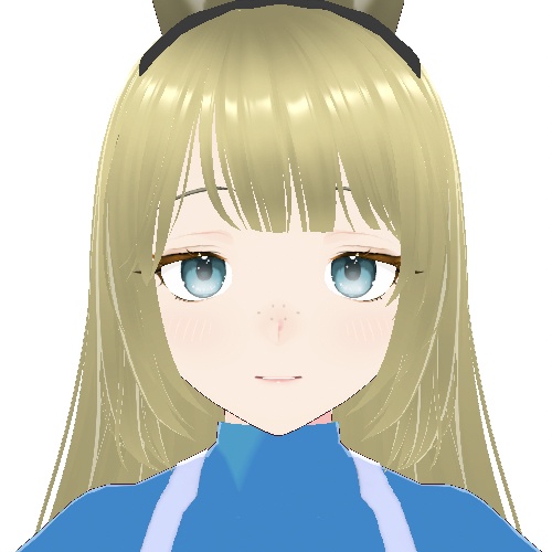 【VRoid】オリジナル3Dモデル「Mia」【うさぎメイド】