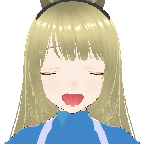 【VRoid】オリジナル3Dモデル「Mia」【うさぎメイド】