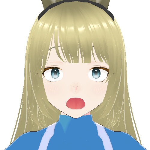 【VRoid】オリジナル3Dモデル「Mia」【うさぎメイド】