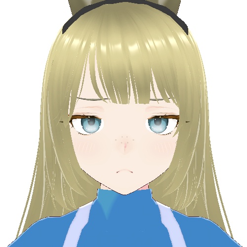 【VRoid】オリジナル3Dモデル「Mia」【うさぎメイド】