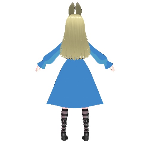 【VRoid】オリジナル3Dモデル「Mia」【うさぎメイド】