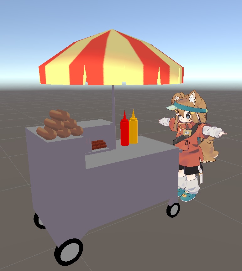 【VRC想定】ホットドッグ屋【MA対応】