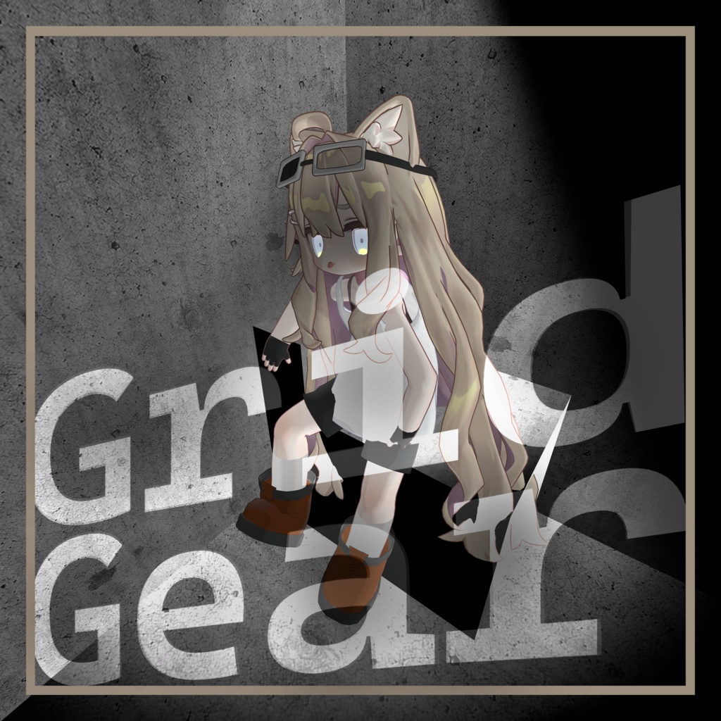 【VRC想定】Grid Gear【キプフェル / まめふれんず対応衣装】