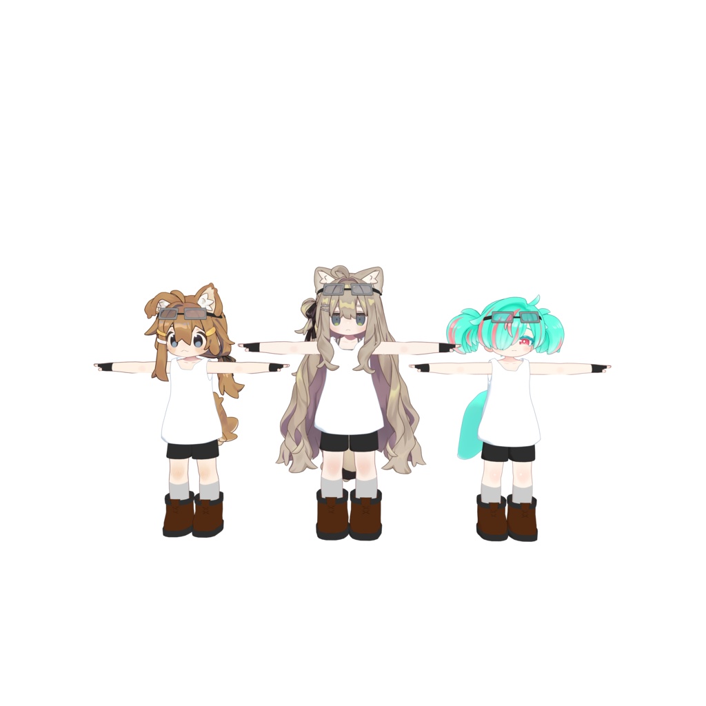 【VRC想定】Grid Gear【キプフェル / まめふれんず対応衣装】