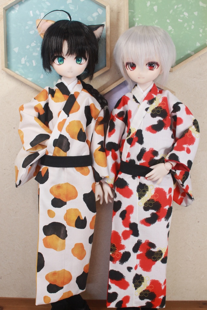 【MDD】三毛猫・錦鯉メンズ着物
