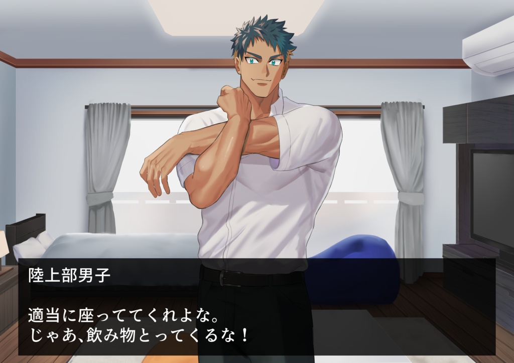 男性_若者_学生_陸上部【立ち絵用素材】