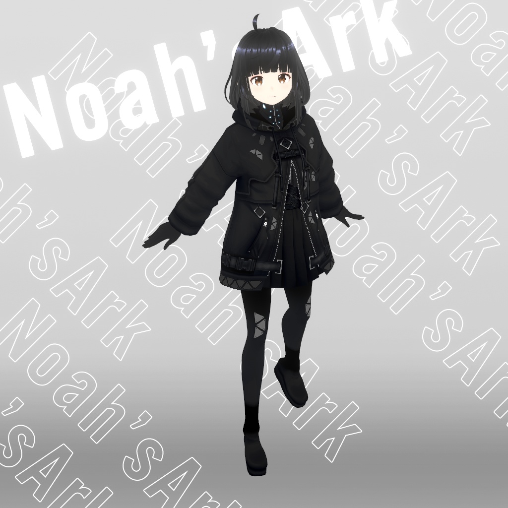 【VRoid 3D衣装モデル用texture】クライシス