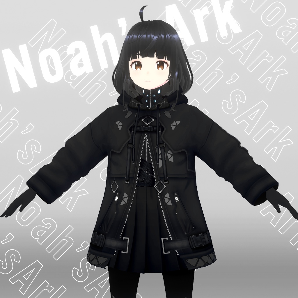 【VRoid 3D衣装モデル用texture】クライシス