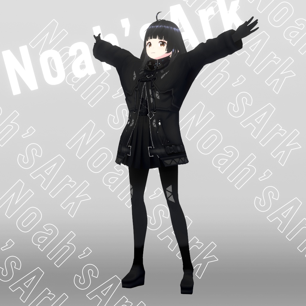 【VRoid 3D衣装モデル用texture】クライシス