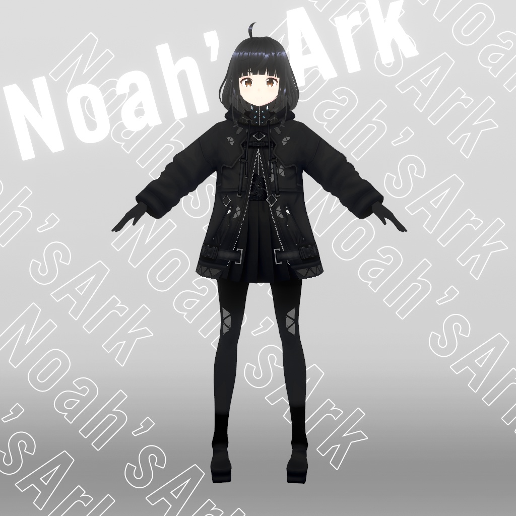 【VRoid 3D衣装モデル用texture】クライシス