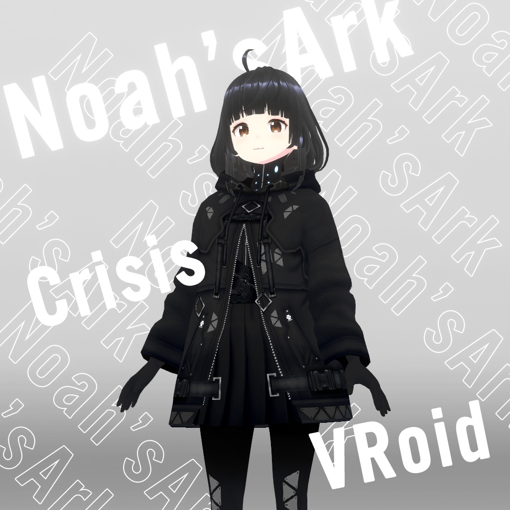 【VRoid 3D衣装モデル用texture】クライシス
