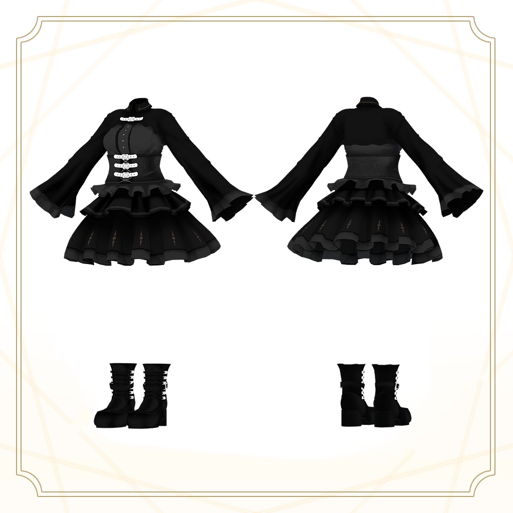 「リアアリス」専用【3D衣装モデル】フロスティー