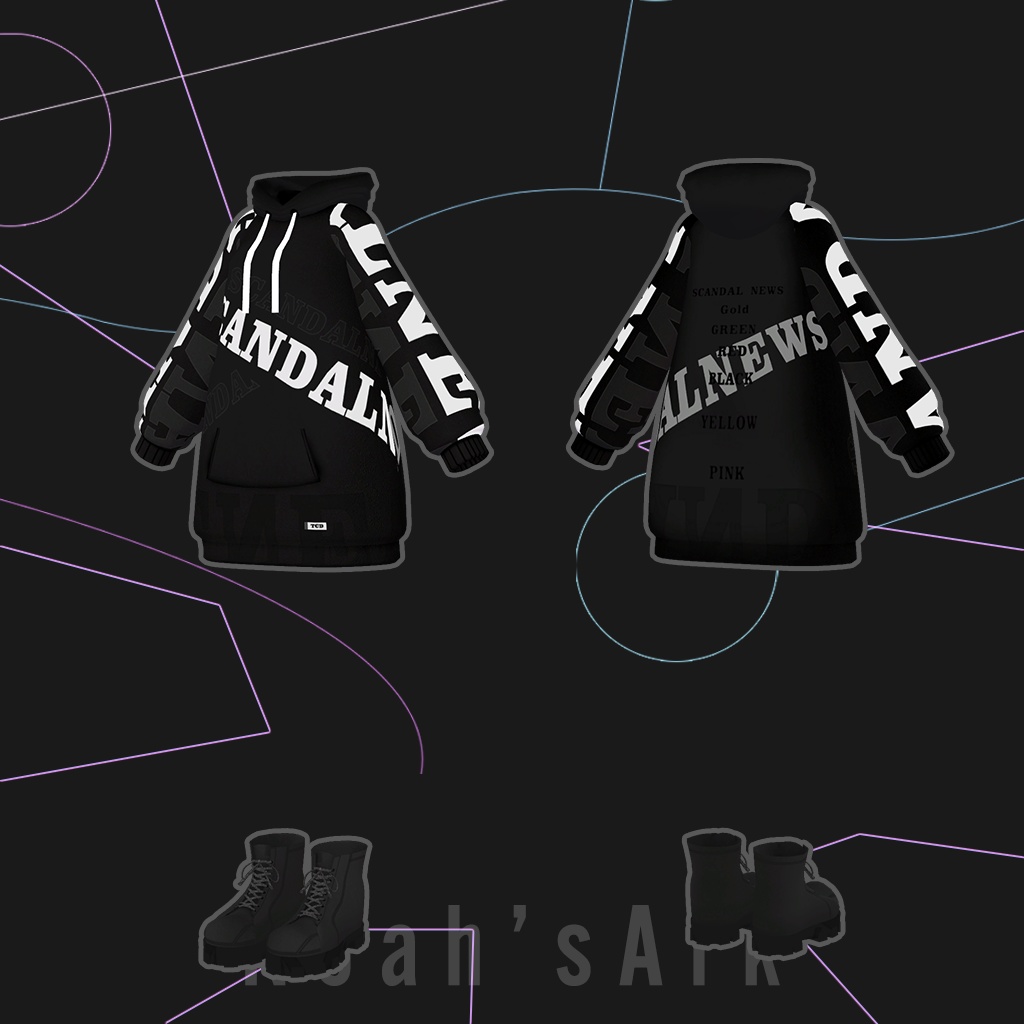 「サフィー」専用【3D衣装モデル】Scandal