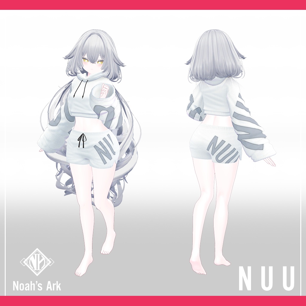 「ルルネ」専用【3D衣装モデル】NUU