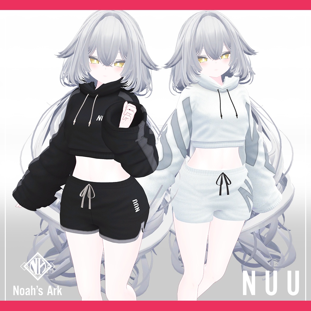 「ルルネ」専用【3D衣装モデル】NUU