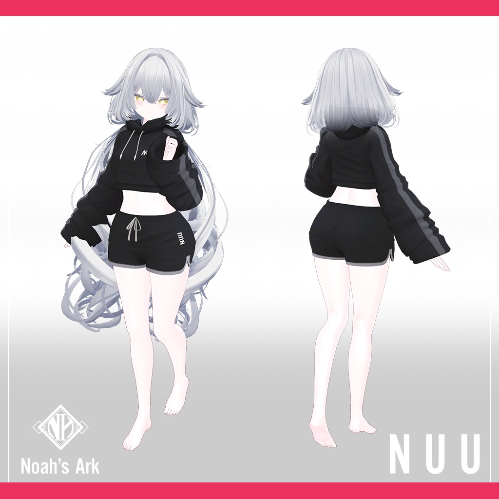 「ルルネ」専用【3D衣装モデル】NUU