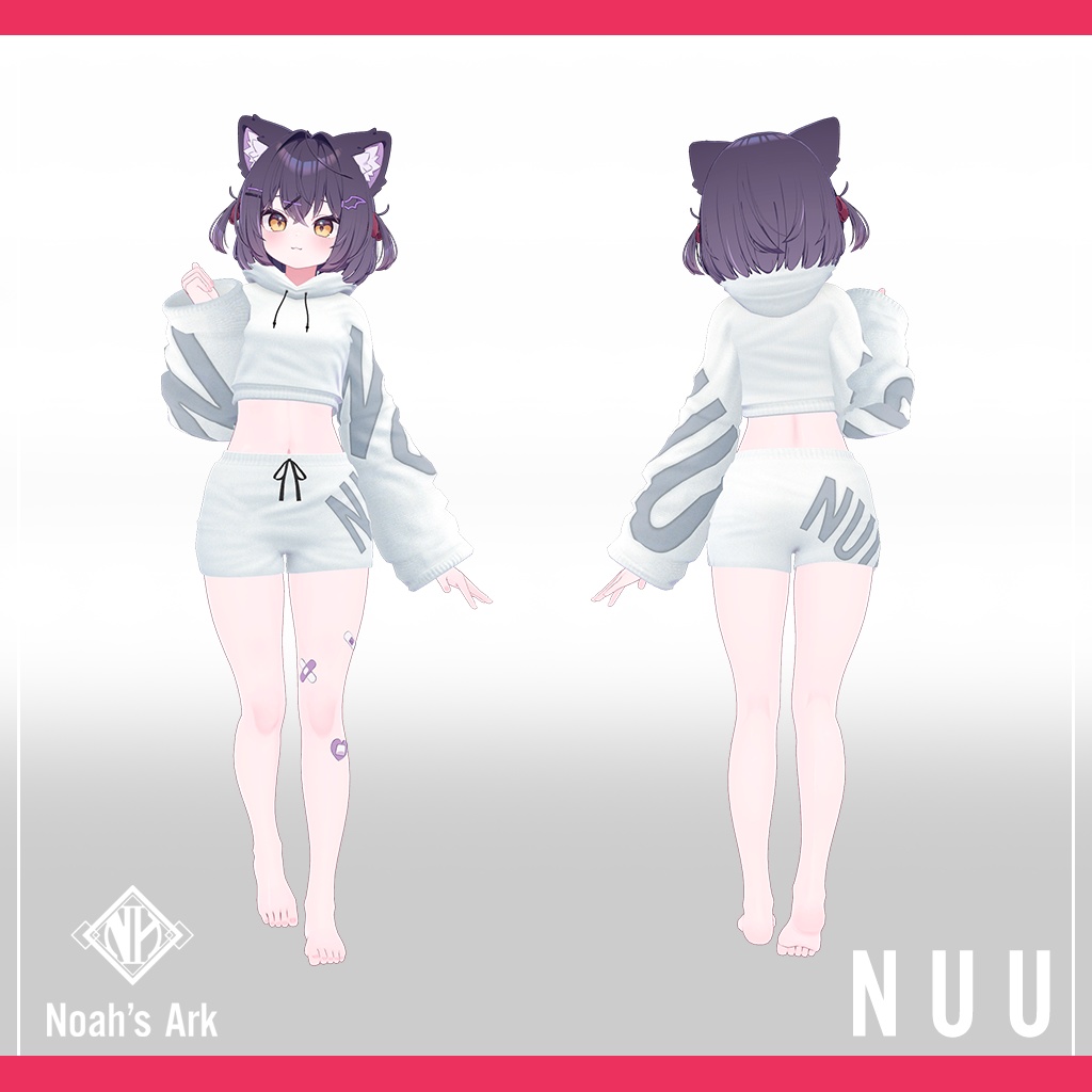 「シフォン-Chiffon-」「ショコラ-Chocolat-」専用【3D衣装モデル】NUU