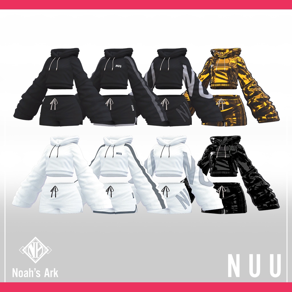 「シフォン-Chiffon-」「ショコラ-Chocolat-」専用【3D衣装モデル】NUU