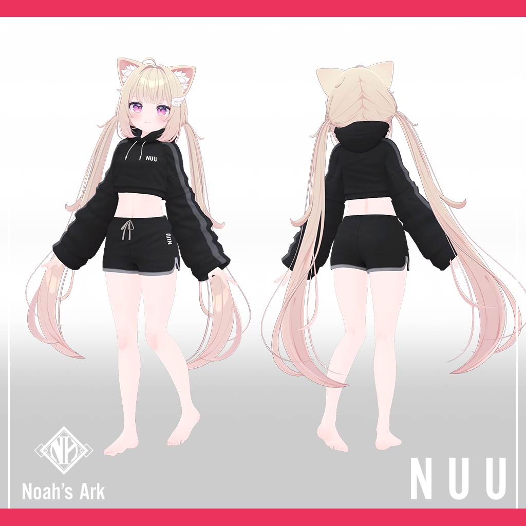 「シフォン-Chiffon-」「ショコラ-Chocolat-」専用【3D衣装モデル】NUU