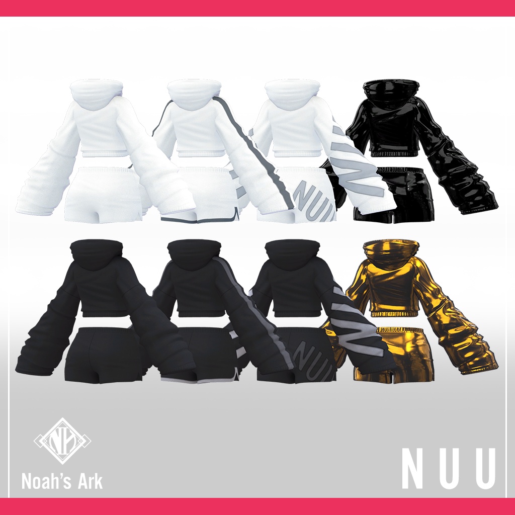 「ナナセ・ノワール」専用【3D衣装モデル】NUU