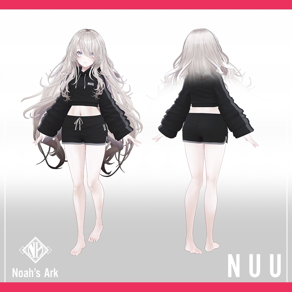 「ナナセ・ノワール」専用【3D衣装モデル】NUU