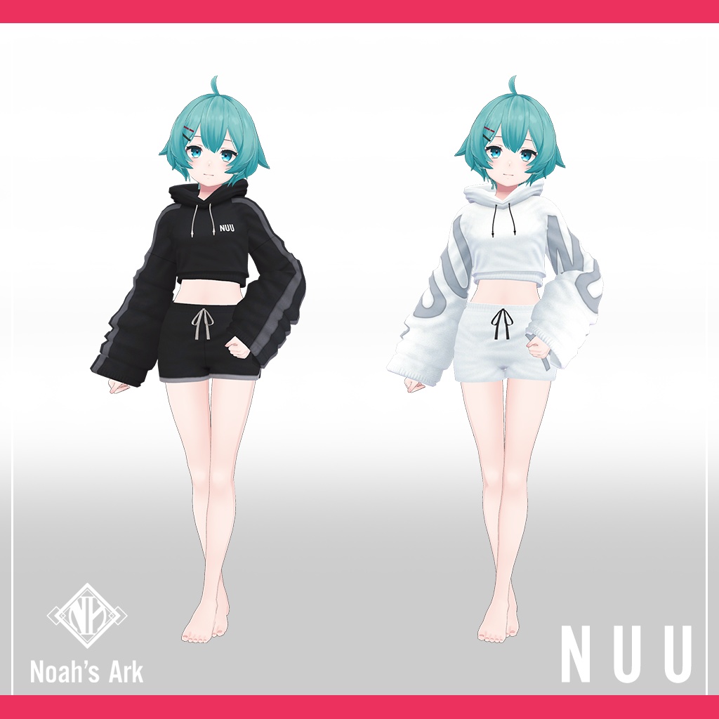 「薄荷」専用【3D衣装モデル】NUU