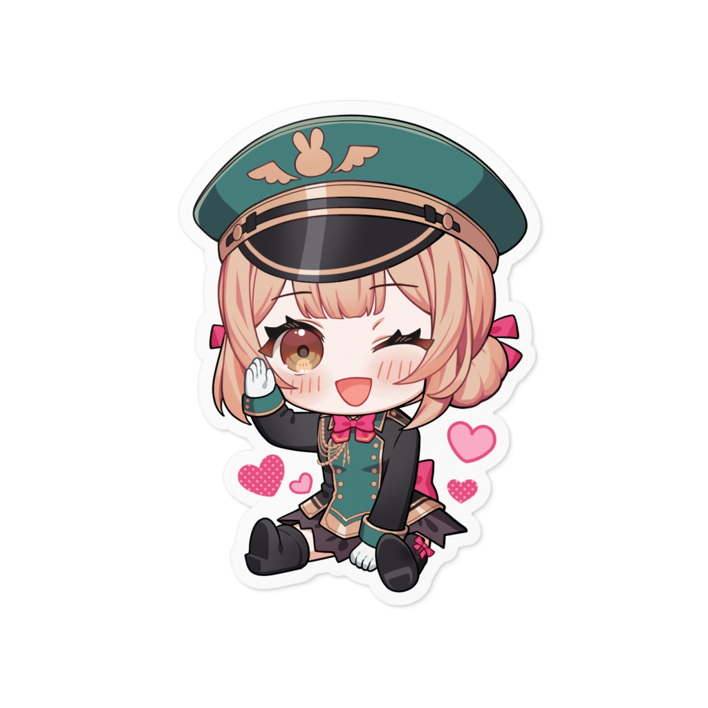 るるかとずっといっしょステッカー