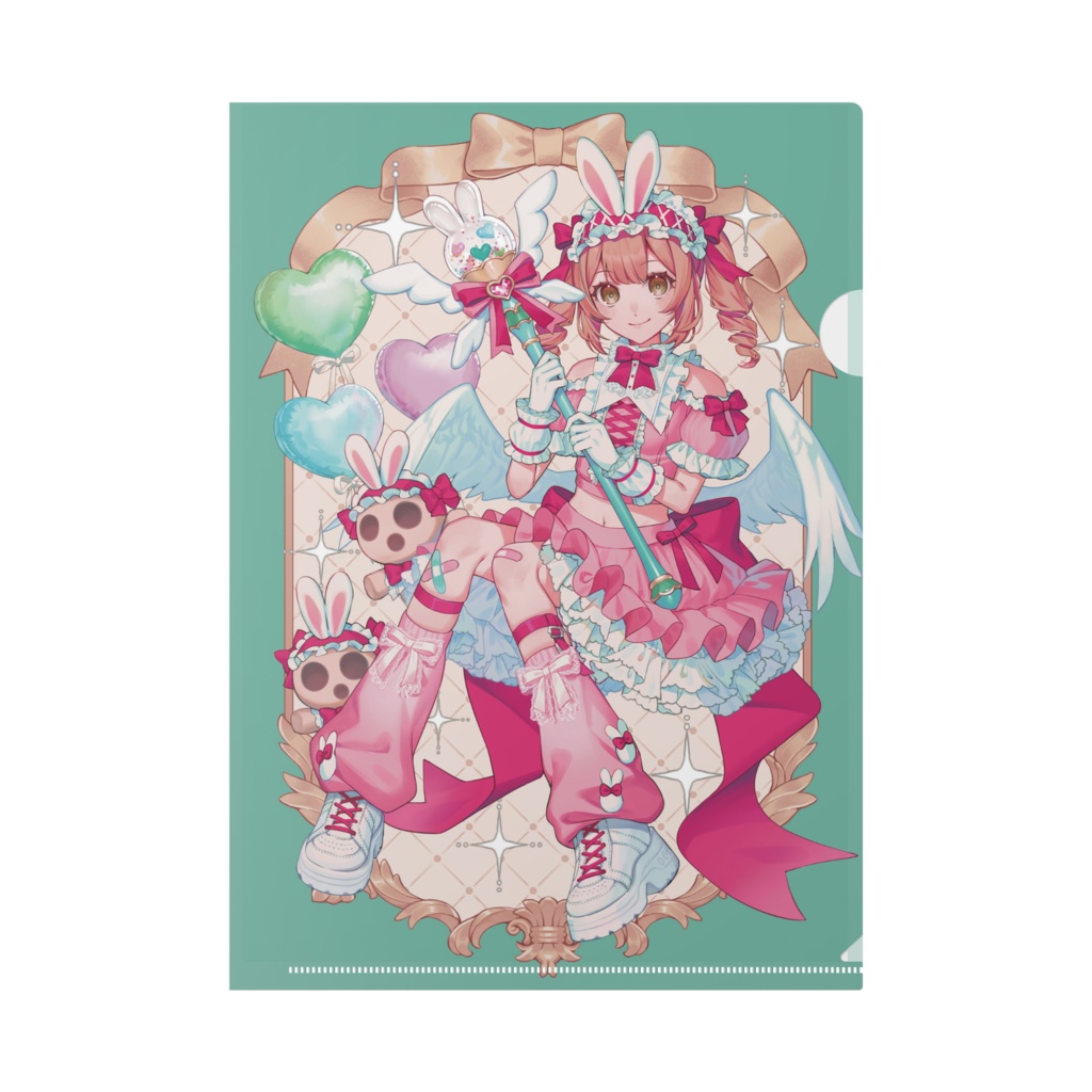 7周年魔法少女るるかクリアファイル