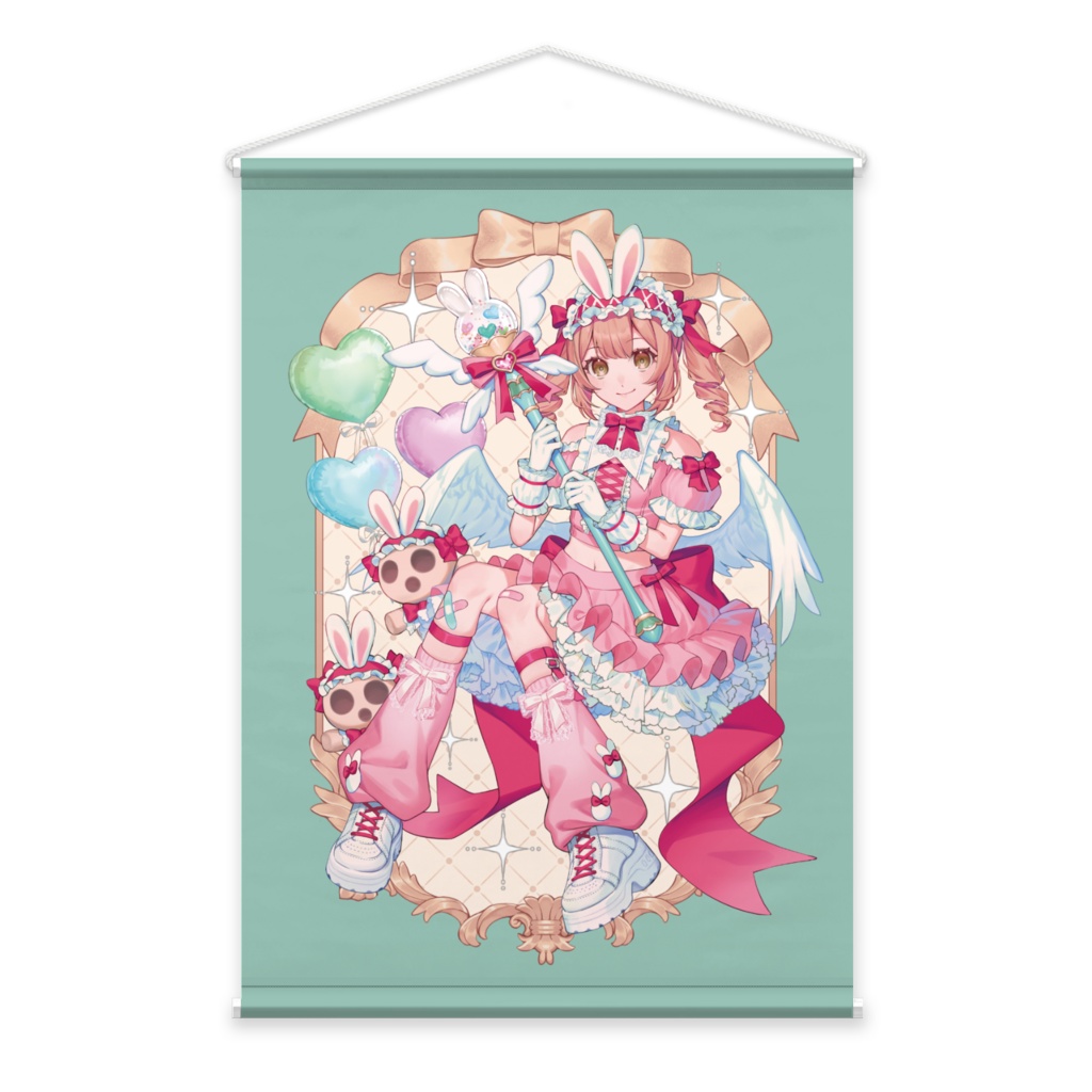 7周年魔法少女るるかタペストリー