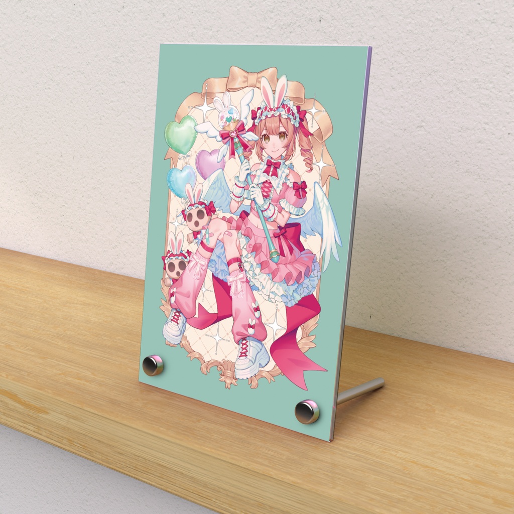 7周年魔法少女るるかアクリルフォトパネル
